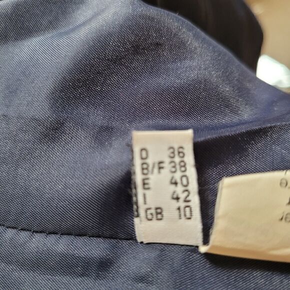 European navy equestrian style blazer - Picture 5 of 6